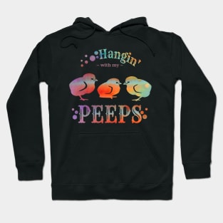 Hangin' With My Peeps Chickens Hoodie